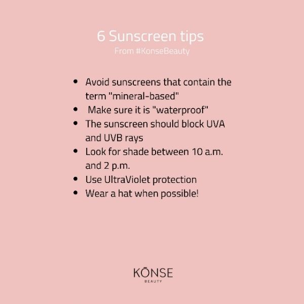 SUNSCREEN TIPS