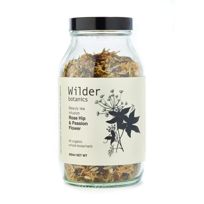 Wilder Botanics Beauty Tea Infusion Rose Hip & Passion Flower